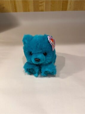 SWIBCO Puffkins TELLY the Blue Bear Plush 4" with Tags Style